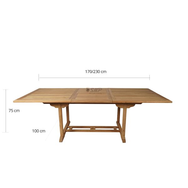 Rect Table 170/230x100 - Image 2