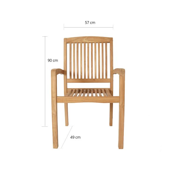 Victoria Stacking Chair - Image 2